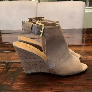 Nine West suede wedges